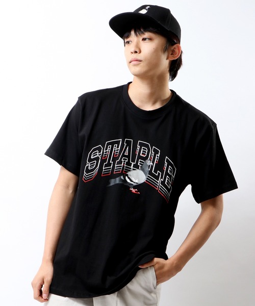 staple（ステイプル）の「STAPLE ピジョン＆ロゴプリント 半袖Tシャツ（Tシャツ/カットソー・メンズ・ホワイト/ブラック/オレンジ/ミント・2XL/XL/M/L）」の10枚目の写真