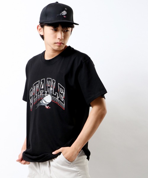 staple（ステイプル）の「STAPLE ピジョン＆ロゴプリント 半袖Tシャツ（Tシャツ/カットソー・メンズ・ホワイト/ブラック/オレンジ/ミント・2XL/XL/M/L）」の11枚目の写真