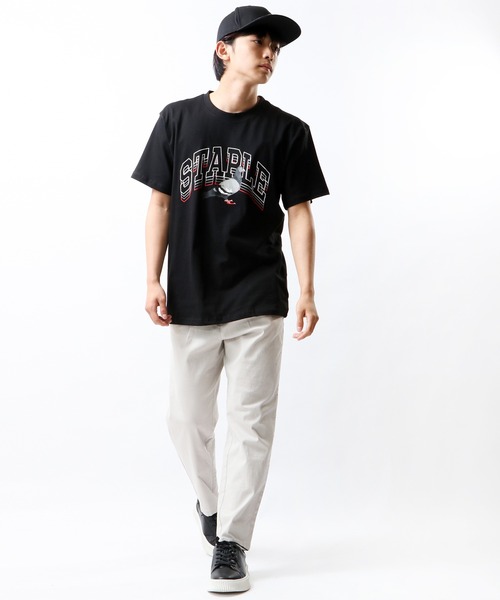 staple（ステイプル）の「STAPLE ピジョン＆ロゴプリント 半袖Tシャツ（Tシャツ/カットソー・メンズ・ホワイト/ブラック/オレンジ/ミント・2XL/XL/M/L）」の13枚目の写真