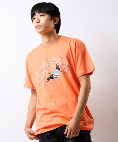 staple（ステイプル）の「STAPLE ピジョン＆ロゴプリント 半袖Tシャツ（Tシャツ/カットソー・メンズ・ホワイト/ブラック/オレンジ/ミント・2XL/XL/M/L）」の19枚目の写真
