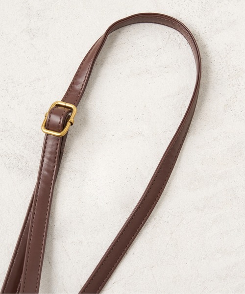 OLIVE des OLIVE（オリーブデオリーブ）の「【WEB限定】ハーフバケツショルダー（ショルダーバッグ・レディース・ブラック/ダークブラウン/ベージュ・FREE）」の16枚目の写真