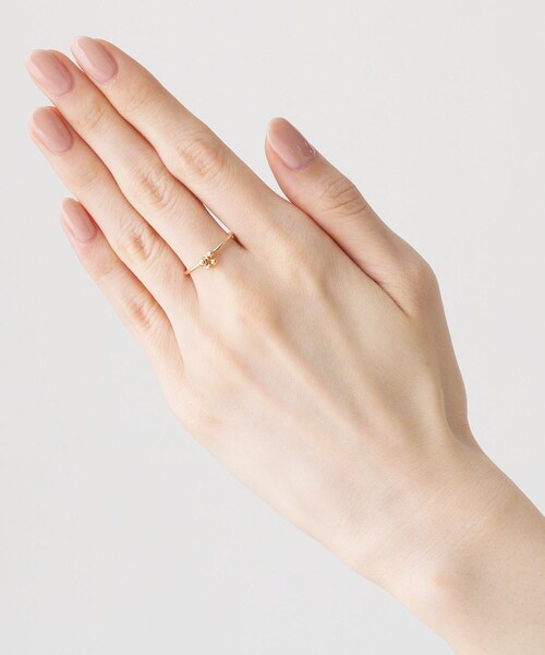 COCOSHNIK(ココシュニック)の「K10中空ボール房 リング(リング・レディース・ホワイト系その他7・10号/12号/14号)」の9枚目の写真