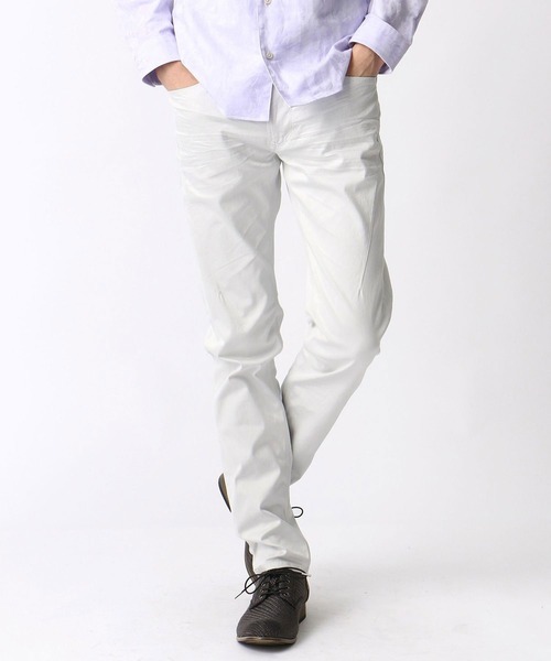 HIDEAWAYS NICOLE（ハイダウェイニコル）の「製品染めスリムパンツ（その他パンツ・メンズ・オフホワイト/ベージュ/ブラック/オリーブ・SMALL/MEDIUM/X-LARGE/LARGE）」の5枚目の写真