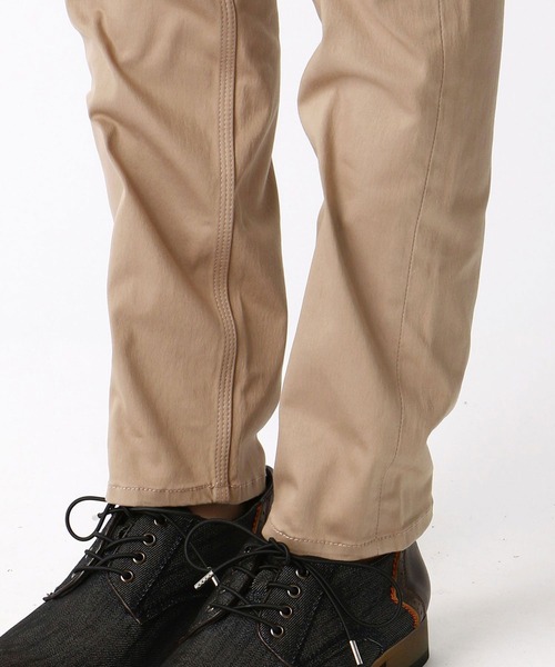 HIDEAWAYS NICOLE（ハイダウェイニコル）の「製品染めスリムパンツ（その他パンツ・メンズ・オフホワイト/ベージュ/ブラック/オリーブ・SMALL/MEDIUM/X-LARGE/LARGE）」の14枚目の写真