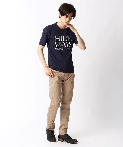 HIDEAWAYS NICOLE（ハイダウェイニコル）の「製品染めスリムパンツ（その他パンツ・メンズ・オフホワイト/ベージュ/ブラック/オリーブ・SMALL/MEDIUM/X-LARGE/LARGE）」の19枚目の写真