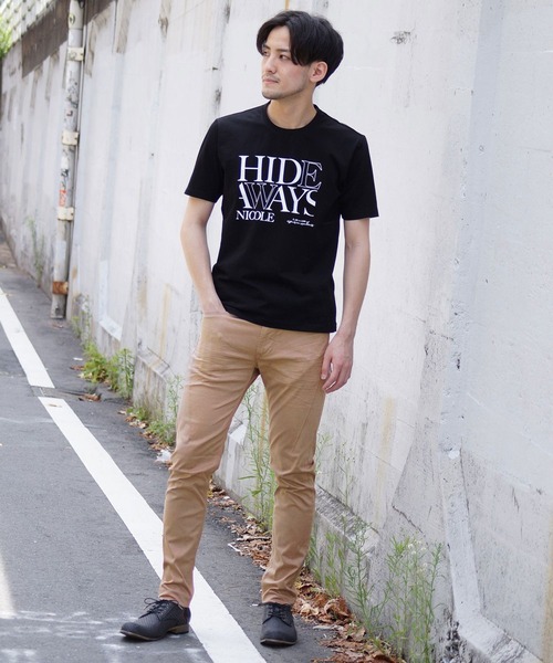 HIDEAWAYS NICOLE（ハイダウェイニコル）の「製品染めスリムパンツ（その他パンツ・メンズ・オフホワイト/ベージュ/ブラック/オリーブ・SMALL/MEDIUM/X-LARGE/LARGE）」の21枚目の写真