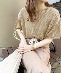 apres jour clair | 【apres jour clair】メッシュ編みトップス【ZOZOTOWN限定アイテム】(ニット/セーター)