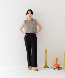 CITEN | <CITEN(シテン)>デニムハイライズフレアスラックス デニムパンツ(デニムパンツ)