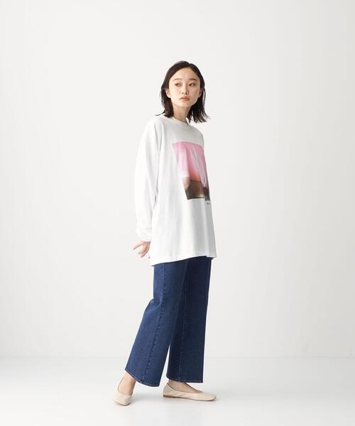CITEN(シテン)の「<CITEN(シテン)>デニムハイライズフレアスラックス デニムパンツ(デニムパンツ・レディース・ブラック/コバルトブルー・S/M)」の11枚目の写真