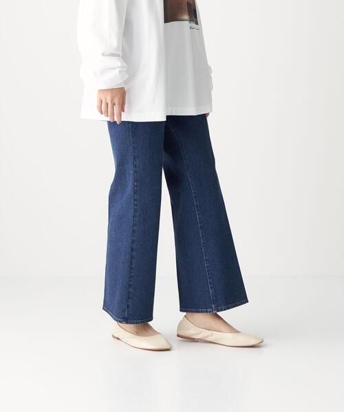 CITEN(シテン)の「<CITEN(シテン)>デニムハイライズフレアスラックス デニムパンツ(デニムパンツ・レディース・ブラック/コバルトブルー・S/M)」の19枚目の写真