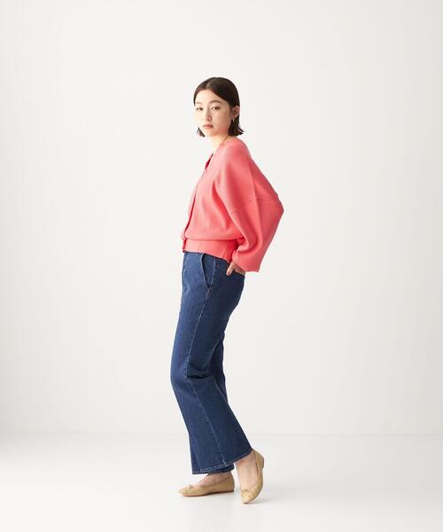 CITEN(シテン)の「<CITEN(シテン)>デニムハイライズフレアスラックス デニムパンツ(デニムパンツ・レディース・ブラック/コバルトブルー・S/M)」の15枚目の写真
