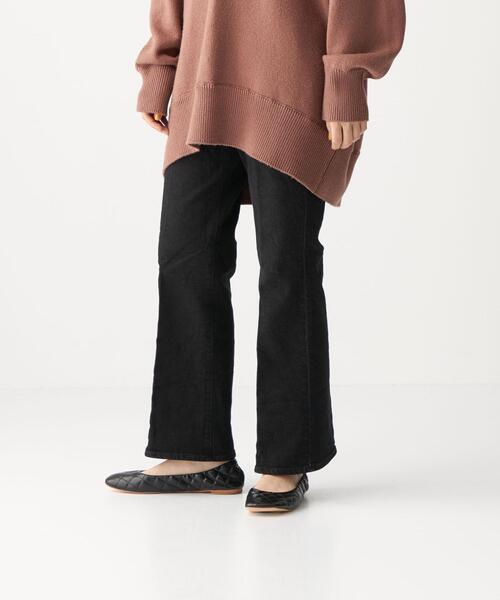 CITEN(シテン)の「<CITEN(シテン)>デニムハイライズフレアスラックス デニムパンツ(デニムパンツ・レディース・ブラック/コバルトブルー・S/M)」の16枚目の写真