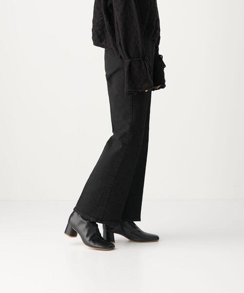 CITEN(シテン)の「<CITEN(シテン)>デニムハイライズフレアスラックス デニムパンツ(デニムパンツ・レディース・ブラック/コバルトブルー・S/M)」の17枚目の写真