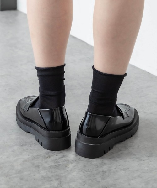 RASVOA(ラスボア)の「カレッジローファー(ローファー・レディース・ブラック・M/L)」の3枚目の写真