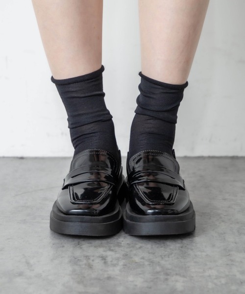 RASVOA(ラスボア)の「カレッジローファー(ローファー・レディース・ブラック・M/L)」の5枚目の写真