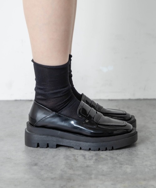 RASVOA(ラスボア)の「カレッジローファー(ローファー・レディース・ブラック・M/L)」の6枚目の写真