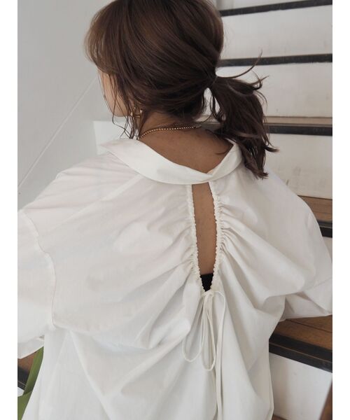 EVRIS（エヴリス）の「バックオープンリブキャミソール（キャミソール・レディース・ブラック/アイボリー・FREE）」の17枚目の写真