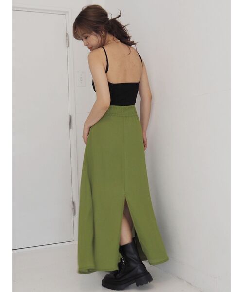 EVRIS（エヴリス）の「バックオープンリブキャミソール（キャミソール・レディース・ブラック/アイボリー・FREE）」の19枚目の写真