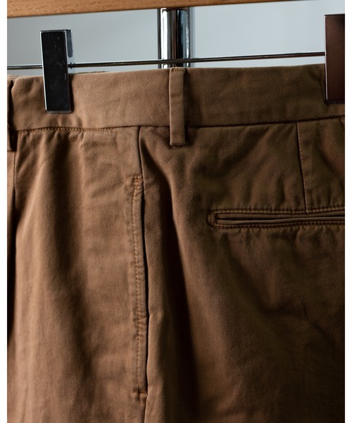 RICCARDO METHA（リカルドメッサ）の「「RICCARDO METHA/リカルド メッサ」イタリア製 メンズ コットン ツイル ワンタック ワイド パンツ（チノパンツ・メンズ・ブラック/ベージュ/オリーブ/カーキ・44/46/48/50）」の13枚目の写真