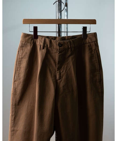 RICCARDO METHA（リカルドメッサ）の「「RICCARDO METHA/リカルド メッサ」イタリア製 メンズ コットン ツイル ワンタック ワイド パンツ（チノパンツ・メンズ・ブラック/ベージュ/オリーブ/カーキ・44/46/48/50）」の16枚目の写真