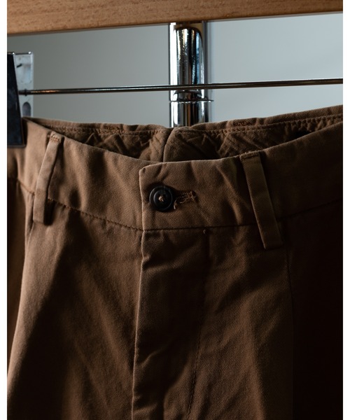 RICCARDO METHA（リカルドメッサ）の「「RICCARDO METHA/リカルド メッサ」イタリア製 メンズ コットン ツイル ワンタック ワイド パンツ（チノパンツ・メンズ・ブラック/ベージュ/オリーブ/カーキ・44/46/48/50）」の17枚目の写真