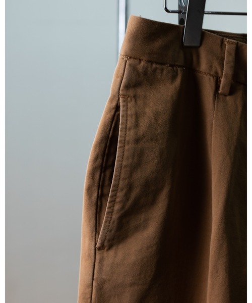 RICCARDO METHA（リカルドメッサ）の「「RICCARDO METHA/リカルド メッサ」イタリア製 メンズ コットン ツイル ワンタック ワイド パンツ（チノパンツ・メンズ・ブラック/ベージュ/オリーブ/カーキ・44/46/48/50）」の18枚目の写真