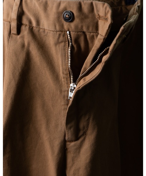 RICCARDO METHA（リカルドメッサ）の「「RICCARDO METHA/リカルド メッサ」イタリア製 メンズ コットン ツイル ワンタック ワイド パンツ（チノパンツ・メンズ・ブラック/ベージュ/オリーブ/カーキ・44/46/48/50）」の22枚目の写真