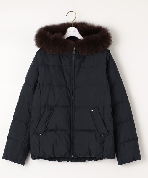 撥水加工】2WAYピーチショート ダウンコート