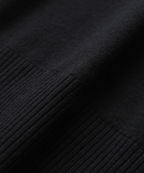 CAST:(キャストコロン)の「ハイネックシャツコンビニット(ニット/セーター・レディース・ブラック・M/S)」の11枚目の写真