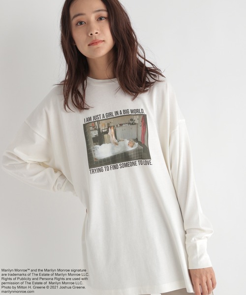 Andemiu(アンデミュウ)の「【マリリンコラボ】ルームウェア227733(ルームウェア/パジャマ・レディース・オフホワイト/ベージュ・FREE)」の1枚目の写真