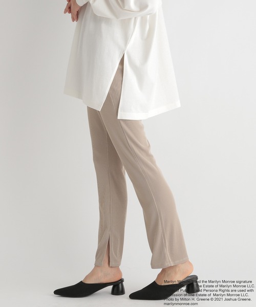 Andemiu(アンデミュウ)の「【マリリンコラボ】ルームウェア227733(ルームウェア/パジャマ・レディース・オフホワイト/ベージュ・FREE)」の3枚目の写真