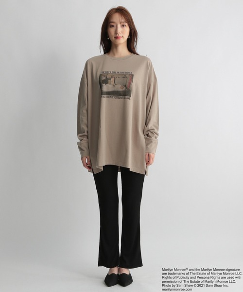 Andemiu(アンデミュウ)の「【マリリンコラボ】ルームウェア227733(ルームウェア/パジャマ・レディース・オフホワイト/ベージュ・FREE)」の7枚目の写真