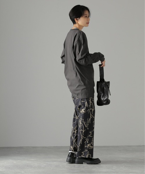 JOURNAL STANDARD(ジャーナルスタンダード)の「ビッグロゴロングTシャツ【NICE】(Tシャツ/カットソー・レディース・ブラック系その他/ホワイト・FREE)」の10枚目の写真