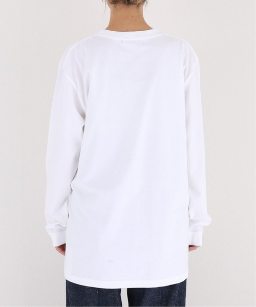 JOURNAL STANDARD(ジャーナルスタンダード)の「ビッグロゴロングTシャツ【NICE】(Tシャツ/カットソー・レディース・ブラック系その他/ホワイト・FREE)」の6枚目の写真