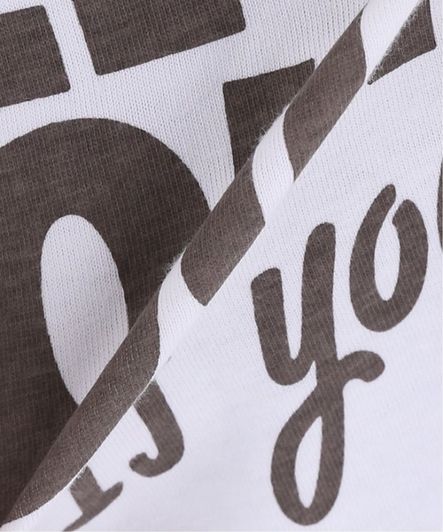 JOURNAL STANDARD(ジャーナルスタンダード)の「ビッグロゴロングTシャツ【NICE】(Tシャツ/カットソー・レディース・ブラック系その他/ホワイト・FREE)」の9枚目の写真