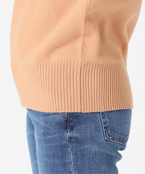 La TOTALITE（ラトータリテ）の「ウールカシミヤクルーネックプルオーバー◆（ニット/セーター・レディース・グリーン/キャメル/ピンク/ネイビー・FREE）」の12枚目の写真