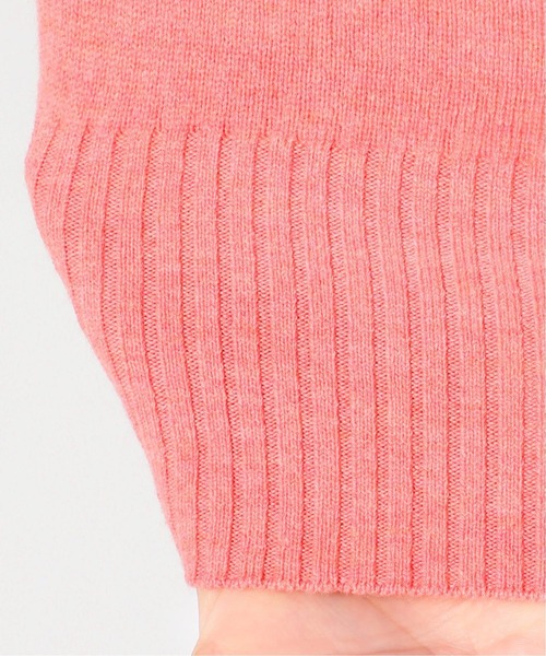 La TOTALITE（ラトータリテ）の「ウールカシミヤクルーネックプルオーバー◆（ニット/セーター・レディース・グリーン/キャメル/ピンク/ネイビー・FREE）」の20枚目の写真