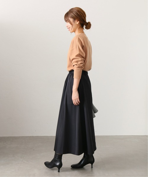 La TOTALITE（ラトータリテ）の「ウールカシミヤクルーネックプルオーバー◆（ニット/セーター・レディース・グリーン/キャメル/ピンク/ネイビー・FREE）」の22枚目の写真