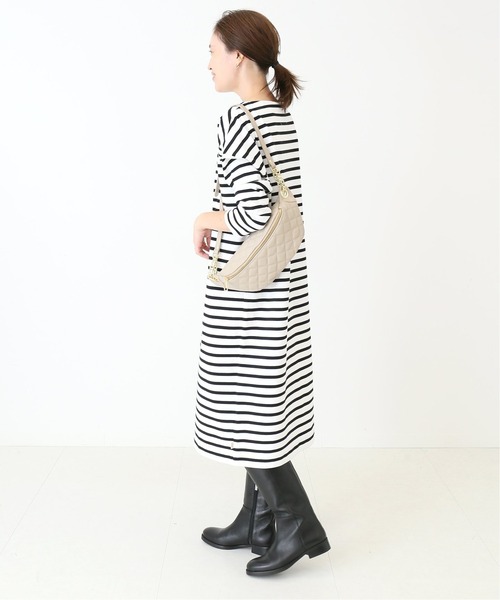 SLOBE IENA（スローブイエナ）の「【TRADITIONAL WEATHERWEAR 】 BMB SHIRT SUPER ロングワンピース【手洗い可】◆（Tシャツ/カットソー・レディース・ブラック/カーキ・FREE）」の16枚目の写真