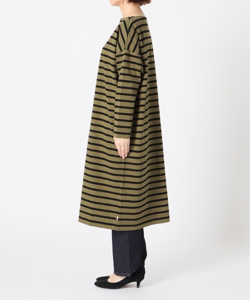 SLOBE IENA（スローブイエナ）の「【TRADITIONAL WEATHERWEAR 】 BMB SHIRT SUPER ロングワンピース【手洗い可】◆（Tシャツ/カットソー・レディース・ブラック/カーキ・FREE）」の12枚目の写真