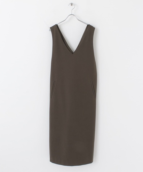 URBAN RESEARCH Sonny Label（アーバンリサーチサニーレーベル）の「『WEB限定』クロスジャンパースカート（ワンピース・レディース・ブラウン/ブラック・FREE）」の19枚目の写真