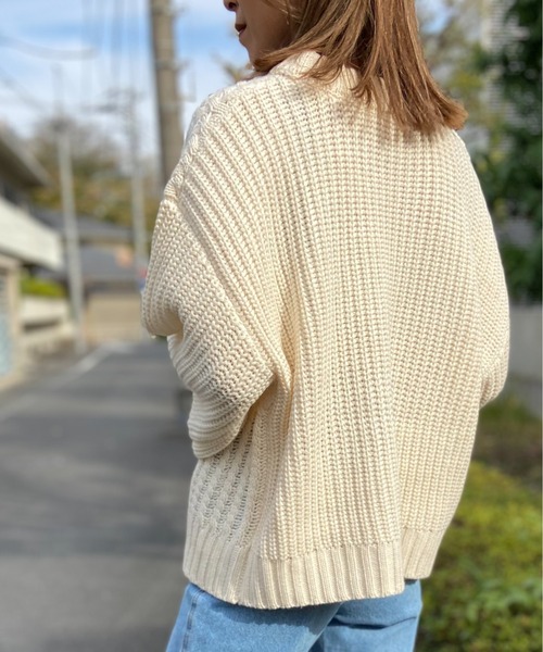 Per sist ence(パーシエンス)の「Per sist ence/パーシエンス ケーブル×畦編み パッチワーク プルオーバー(ニット/セーター・レディース・ベージュ/ブラウン/オフホワイト/ブラック・FREE)」の16枚目の写真