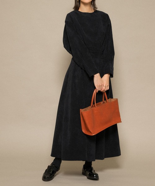 KBF（ケイビーエフ）の「【WEB/一部店舗限定】コーデュロイボリュームワンピース（ワンピース・レディース・オフホワイト/ネイビー/パープル・SMALL/MEDIUM）」の14枚目の写真