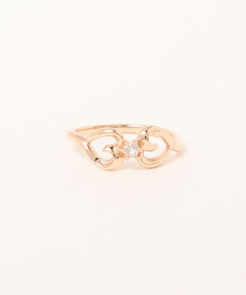 Samantha Tiara（サマンサティアラ）の「トパーズ ハートピンキーリング（リング・レディース・ピンクゴールド・4号/2号）」の4枚目の写真