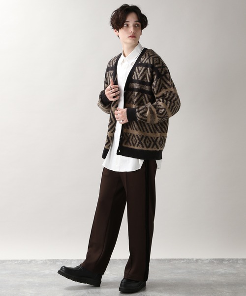 RAGEBLUE(レイジブルー)の「モヘヤ/柄ニットカーディガン/229367(ニット/セーター・メンズ・その他19/ブルー系その他・MEDIUM/LARGE)」の13枚目の写真