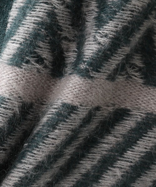 RAGEBLUE(レイジブルー)の「モヘヤ/柄ニットカーディガン/229367(ニット/セーター・メンズ・その他19/ブルー系その他・MEDIUM/LARGE)」の12枚目の写真