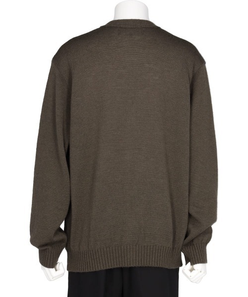 MIDWEST（ミッドウエスト）の「ANREALAGE GRAVITY ARGYLE CARDIGAN（ニット/セーター・メンズ・カーキブラウン・48）」の3枚目の写真
