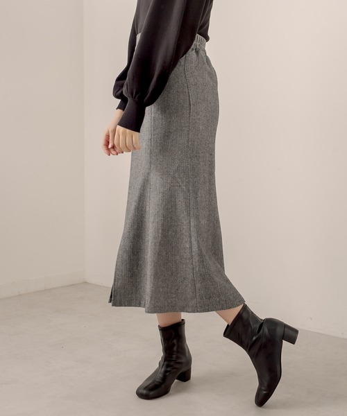 OLIVE des OLIVE（オリーブデオリーブ）の「ヘリンボーンマーメイドスカート（スカート・レディース・ブラック/ブラウン・FREE）」の16枚目の写真