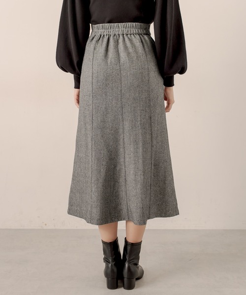 OLIVE des OLIVE（オリーブデオリーブ）の「ヘリンボーンマーメイドスカート（スカート・レディース・ブラック/ブラウン・FREE）」の19枚目の写真