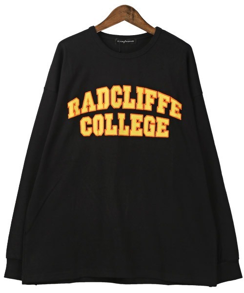LUXSTYLE(ラグスタイル)の「カレッジワッペンロゴ長袖Tシャツ(Tシャツ/カットソー・メンズ・ホワイト/グリーン/オレンジ/ブルー/ブラック・L/M)」の17枚目の写真